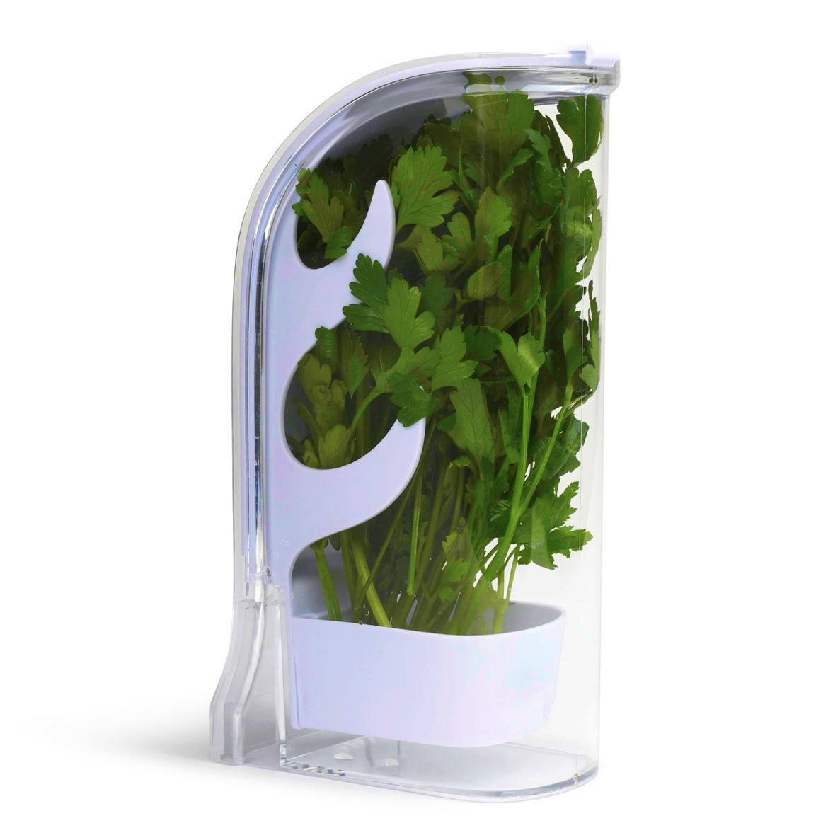 Kitchen Gadgets Modern - สมุนไพร Crisper Saver คอนเทนเนอร์ตู้เย็นด้านข้างเปิดคอนเทนเนอร์สมุนไพรผัก Keeper สดขวด