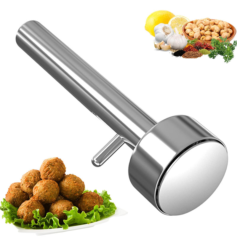 Kitchen Gadgets Modern - เครื่องมือทำฟาลาเฟลและมีทบอล ที่ตักทำฟาลาเฟลสแตนเลสคุณภาพสูง อุปกรณ์ครัวสำหรับทำฟาลาเฟล ที่ตักทำฟาลาเฟลแบบไม่ติดกระทะ