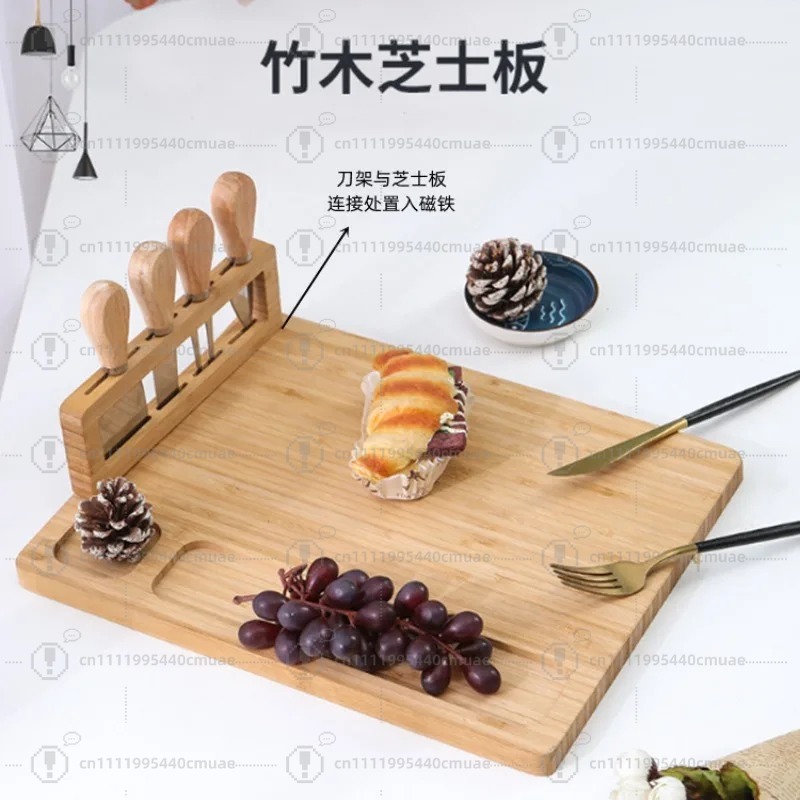 Bamboo Cutting Board - ถาดไม้ไผ่สำหรับตัดชีส พิซซ่าชีส ถาดไม้ไผ่สำหรับตัดชีส เขียงไม้ไผ่
