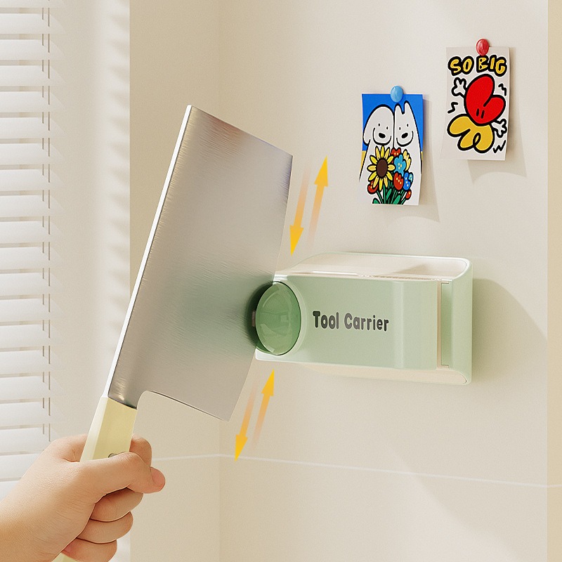 Kitchen Gadgets That Are Useful - ที่เก็บมีดอเนกประสงค์แบบตั้งโต๊ะพร้อมระบบลับคมในตัว อุปกรณ์จัดเก็บในครัวแบบไม่ต้องเจาะรูสำหรับใช้ในบ้าน