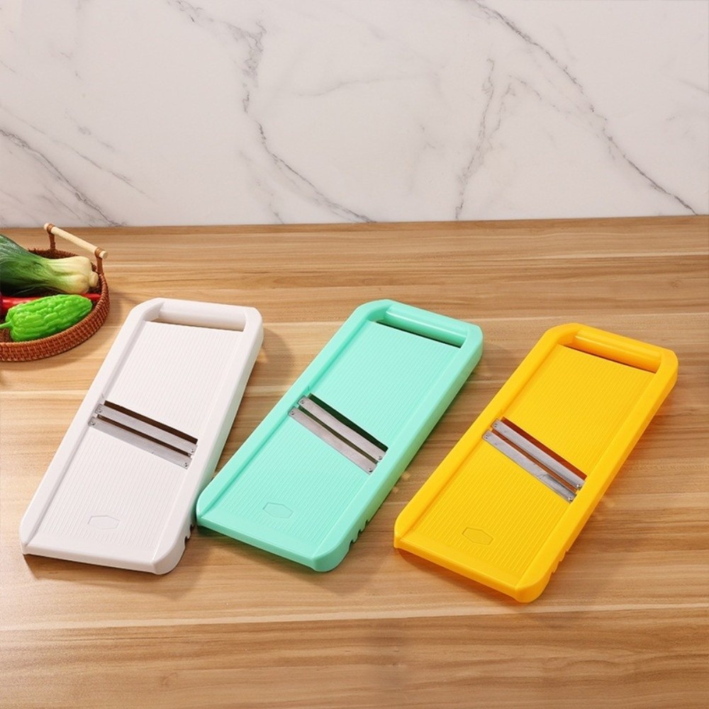 Kitchen Gadgets Japanese - เครื่องตัดผักผลไม้แบบมือหมุน สไตล์ญี่ปุ่น อุปกรณ์ครัว เครื่องหั่นมันฝรั่งพร้อมที่จับ เครื่องหั่นผลไม้แบบจูเลียน เครื่องขูด