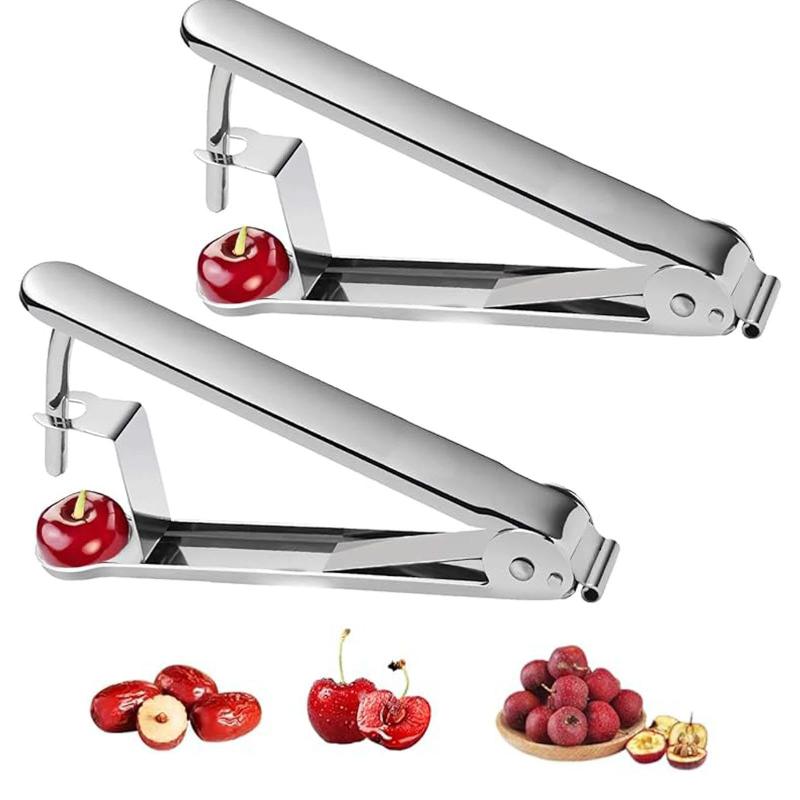Kitchen Gadgets That Are Useful - เครื่องมือเอาเมล็ดอเนกประสงค์สำหรับเชอร์รี่ ฮอว์ธอร์น อินทผลัม มะกอก อุปกรณ์เอาเมล็ดที่สร้างสรรค์ ขนาดเล็ก