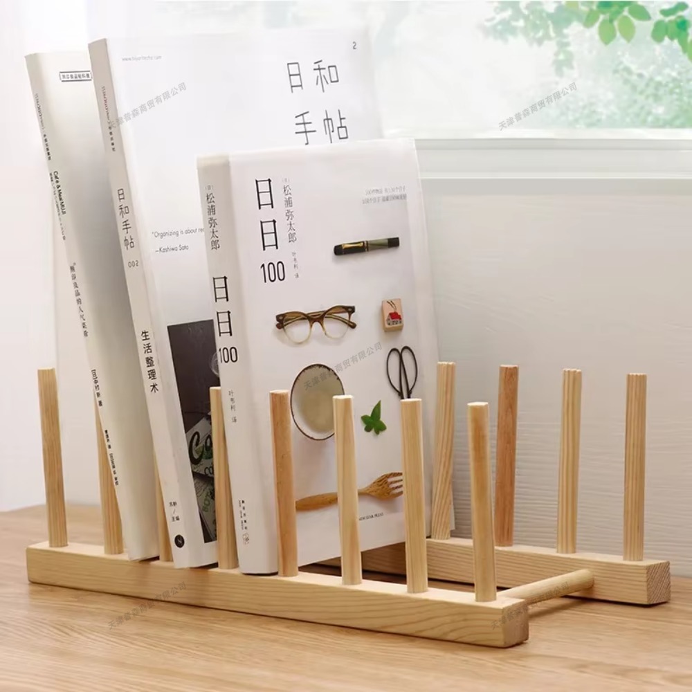 Bamboo Cutting Board - ชั้นวางจานไม้ไผ่ DIY สำหรับจัดระเบียบในครัว สำหรับจาน/เขียง/ถ้วย/ฝาหม้อ