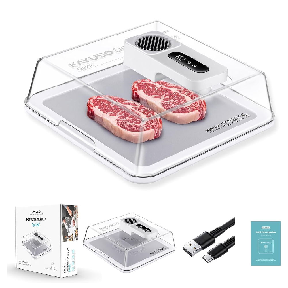 Kitchen Gadgets That Are Useful - ถาดละลายอาหารแช่แข็งอย่างรวดเร็ว, แผ่นละลายเนื้อสัตว์ที่มีประสิทธิภาพ, อุปกรณ์ละลายอาหารไฟฟ้าสำหรับใช้ในครัวเรือน