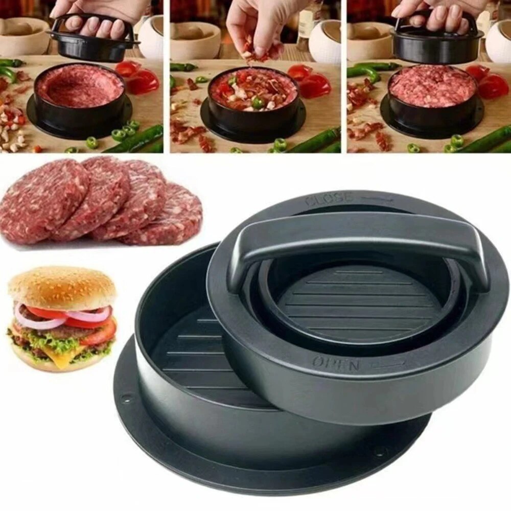 รอบเบอร์เกอร์เบอร์เกอร์กดเนื้อ - Kitchen Gadgets Modern บทวิจารณ์และราคา