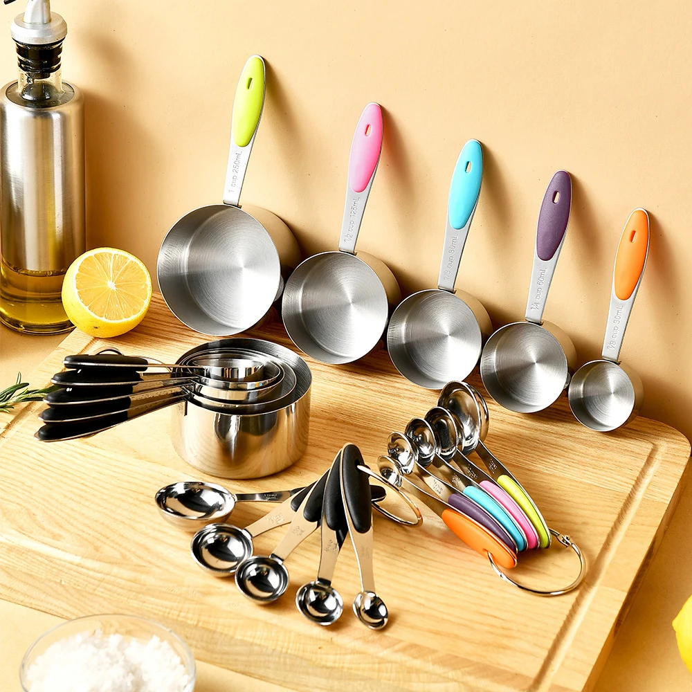5/10 ชิ้นสแตนเลสวัดถ้วยและช้อน - Kitchen Gadgets You Need บทวิจารณ์และราคา