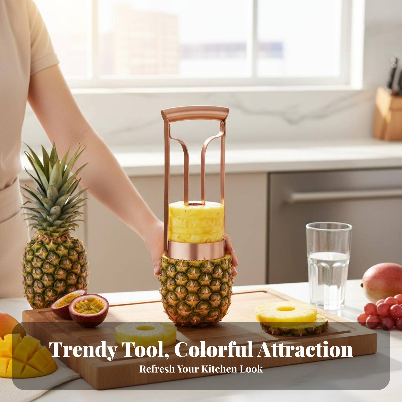 เครื่องตัดสับปะรดสแตนเลส ตัดแก - Kitchen Gadgets That Are Useful บทวิจารณ์และราคา