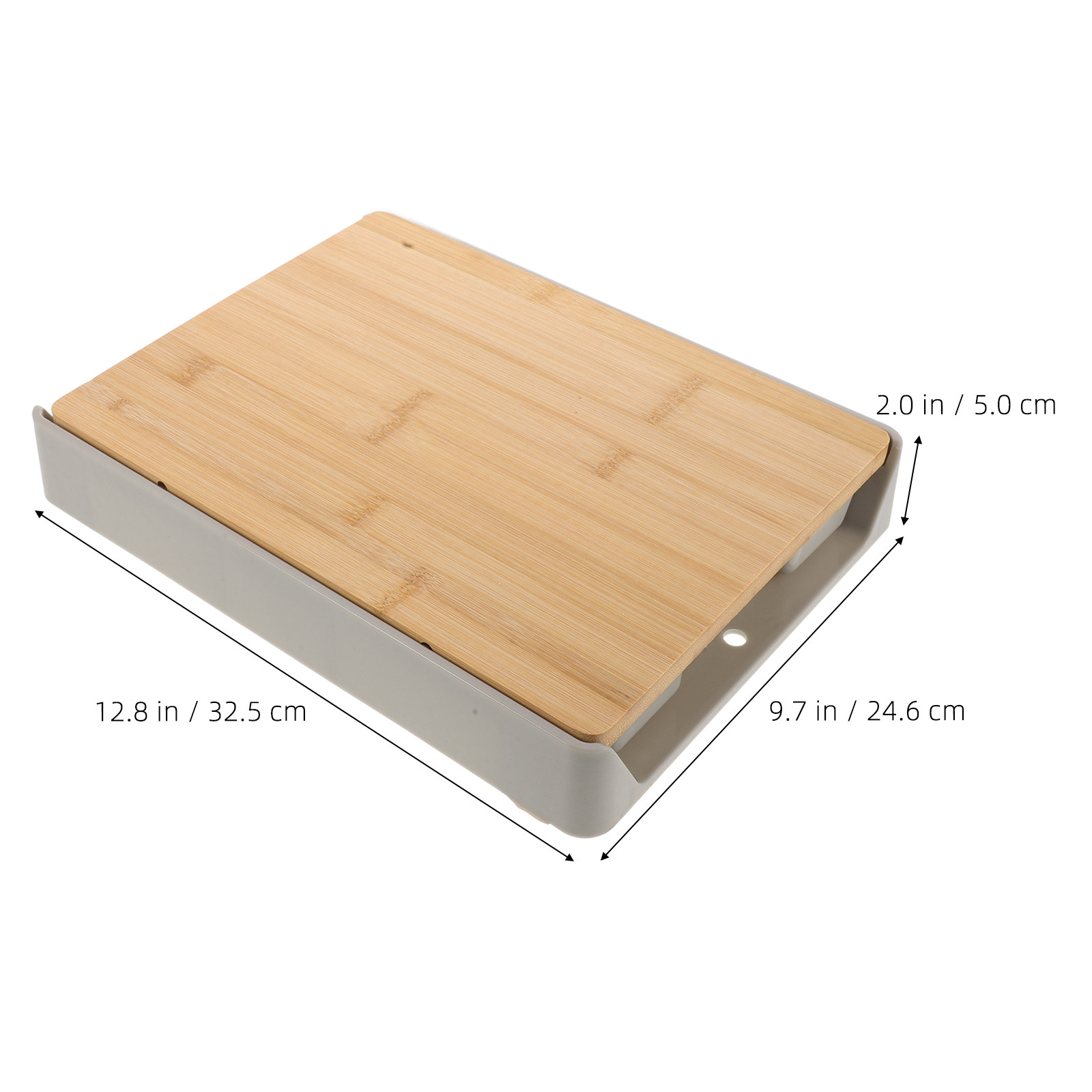 เขียงไม้ไผ่ดีไซน์ล้ำสมัยพร้อมถ - Bamboo Cutting Board บทวิจารณ์และราคา