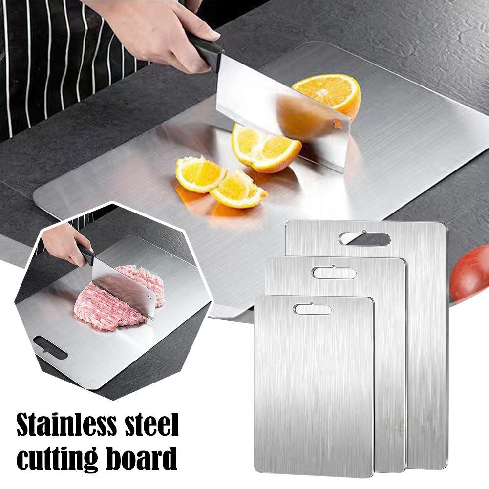 เขียงสแตนเลสหนาพิเศษ ป้องกันแบ - Bamboo Cutting Board บทวิจารณ์และราคา