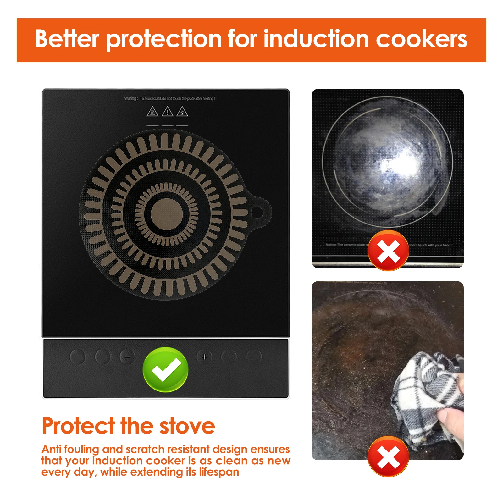 Induction Cooktop MAT Protecto - Kitchen Gadgets Modern บทวิจารณ์และราคา