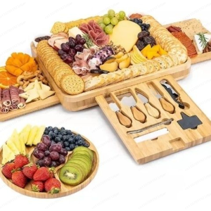 ชุดเขียงไม้ไผ่ 3 ชั้น พร้อมถาด - Bamboo Cutting Board บทวิจารณ์และราคา