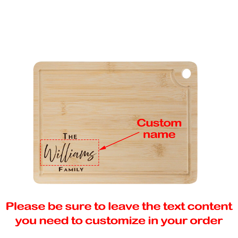 เขียงไม้ไผ่สลักชื่อส่วนตัว 1 ช - Bamboo Cutting Board บทวิจารณ์และราคา