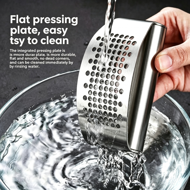 เครื่องกดกระเทียมแบบวงแหวนสแตน - Kitchen Gadgets That Are Useful บทวิจารณ์และราคา