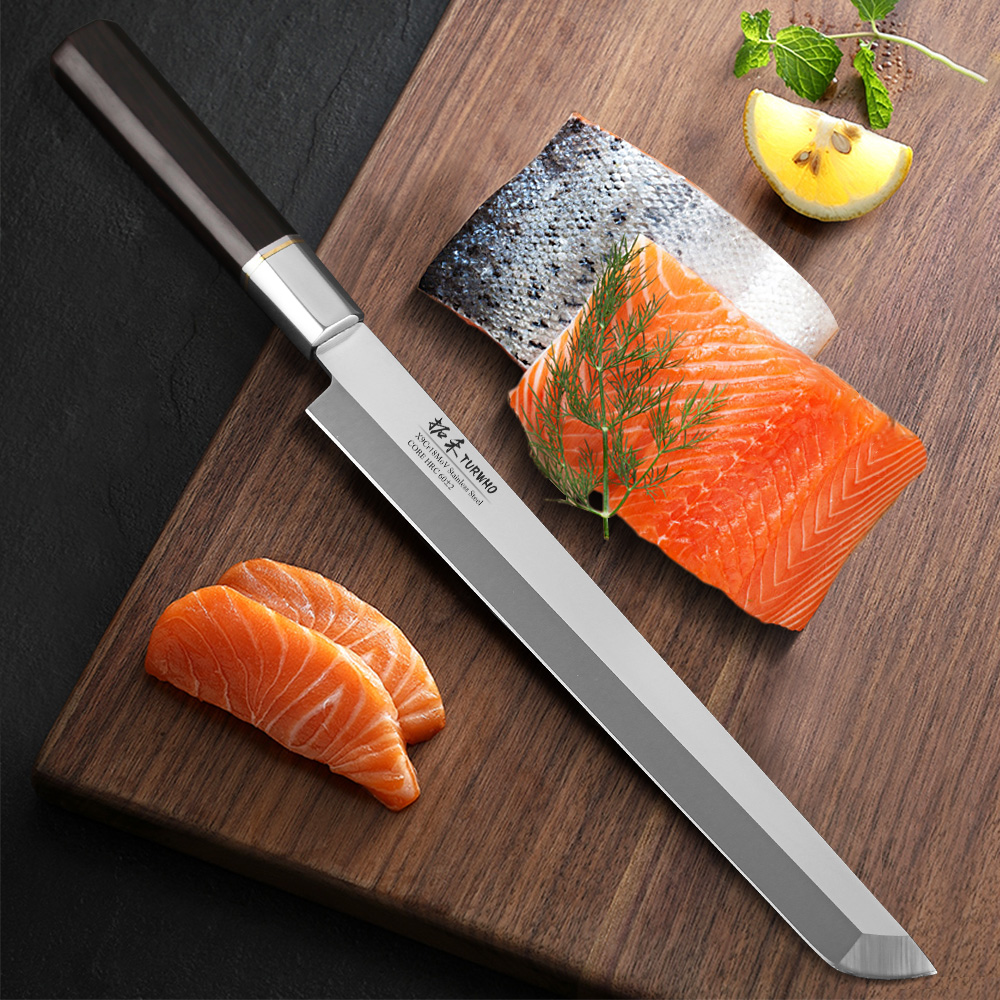 มีดซาชิมิ Turwho-Japanese ขนาด - Kitchen Gadgets Japanese บทวิจารณ์และราคา