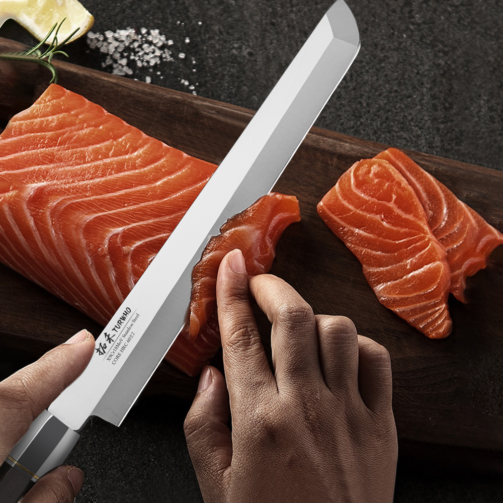 มีดซาชิมิ Turwho-Japanese ขนาด - Kitchen Gadgets Japanese บทวิจารณ์และราคา