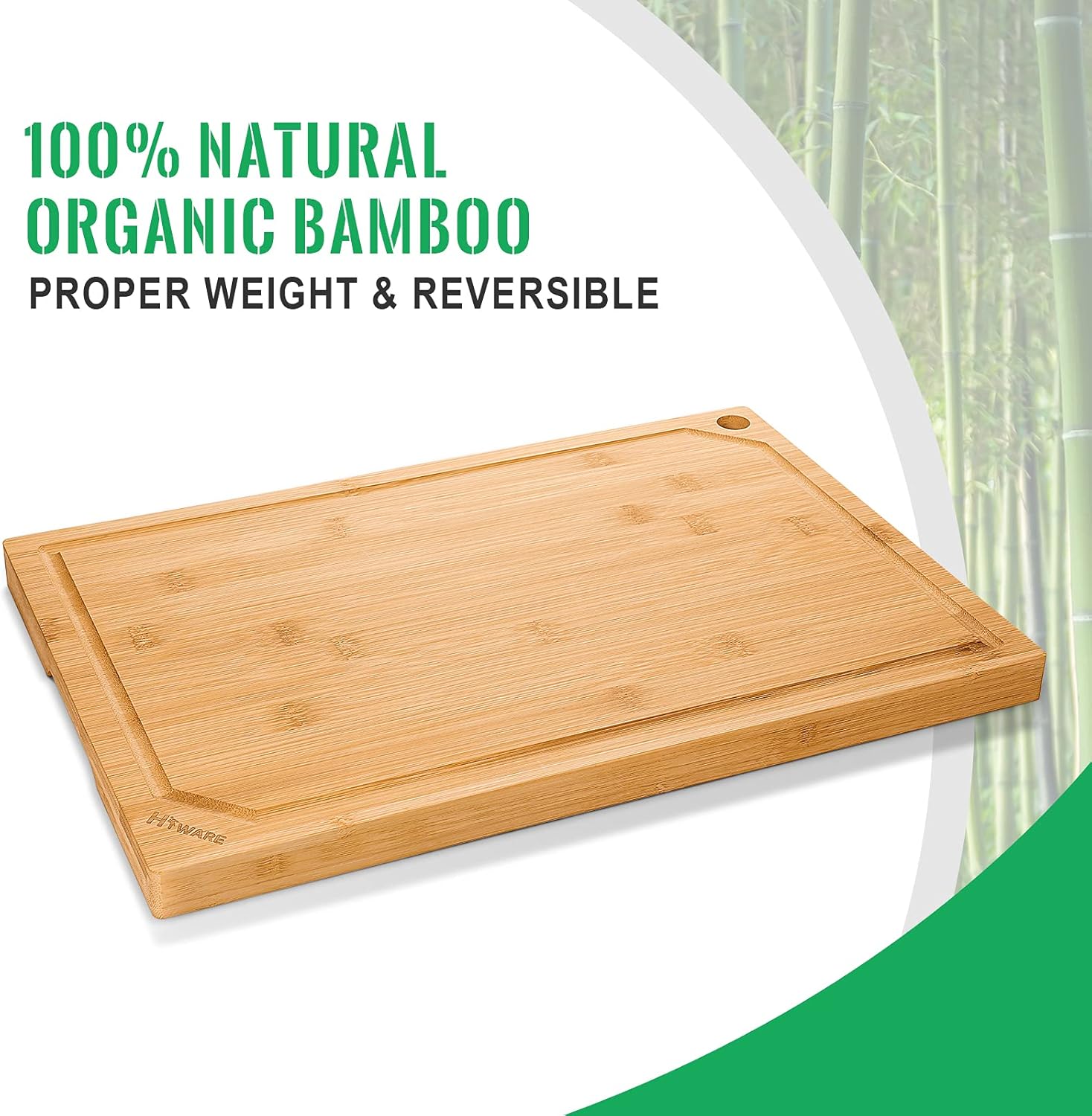 เขียงไม้ไผ่สำหรับห้องครัว แข็ง - Bamboo Cutting Board บทวิจารณ์และราคา