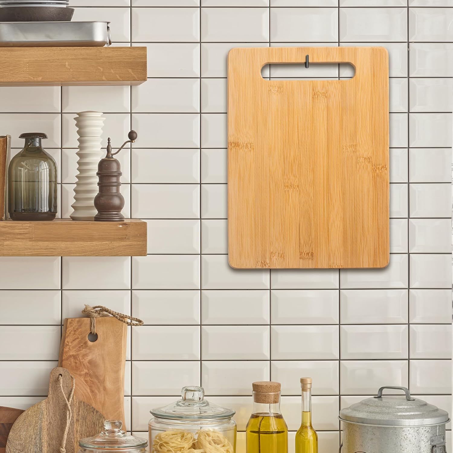 เขียงไม้ไผ่ขนาด 12.5x9 นิ้ว สำ - Bamboo Cutting Board บทวิจารณ์และราคา