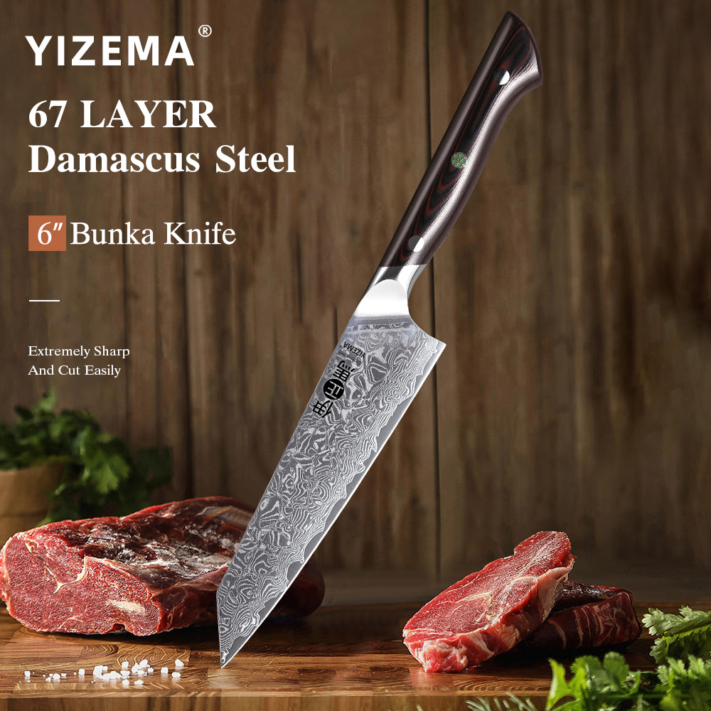 มีดบุนกะ YIZEMA 6 นิ้ว คุณภาพส - Kitchen Gadgets Japanese บทวิจารณ์และราคา