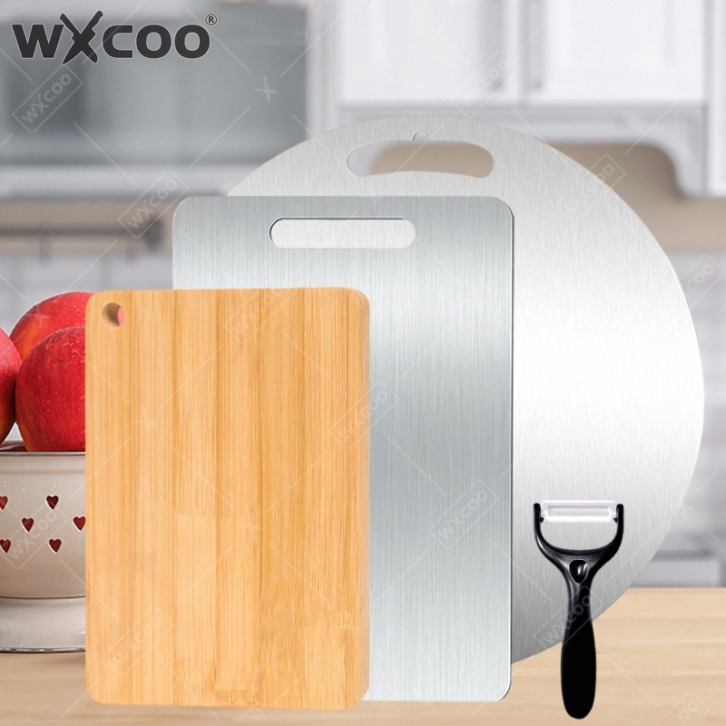 เขียงสองด้าน WXCOO ทำจากสแตนเล - Bamboo Cutting Board บทวิจารณ์และราคา